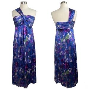 BANANA REPUBLIC NWT Silk Watercolor Maxi Dress size 4